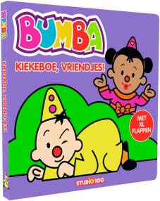 Livre en carton "Kiekeboe, vriendjes!" 210x210mm, en Néerlandais