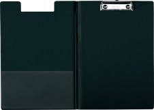 Klembord A4 met omslag, in karton overtrokken met PP folie - Zwart