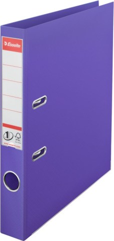 Ordner A4 "Power N°1" met hefboom en rug van 50mm, PP - Violet