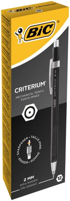 Portemine Criterium pour mines de 2 mm - avec gomme rétractable