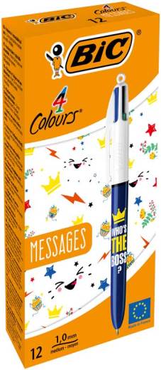4-kleuren balpen "Messages" medium 1.0mm