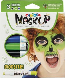 Maquillage "Mask Up" set de 3 sticks, testé dermatologiquement - Monster
