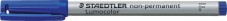 OHP-marker "Lumocolor" non-permanent, fijn 0.6mm - Blauw